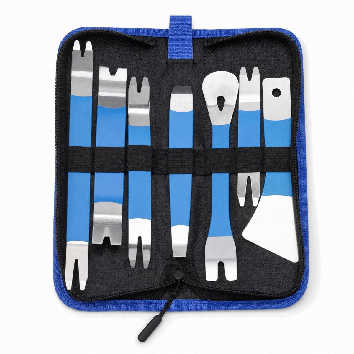 7 Pieces Zippered Car Trim Removal Tool Kit Interior Trim Removal Tool Kit Long-Lasting Lightweight for Detailers, Workshop