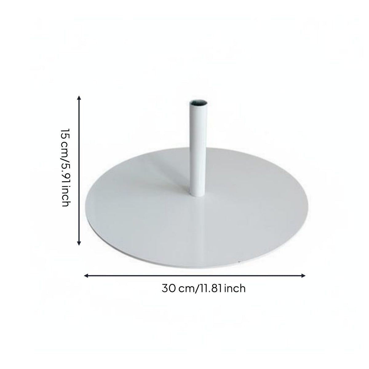 Floor Standing Wedding Flower Base Stable Support Round Metal Flower Stand Heavy Duty Flower Arrangement Display Stand