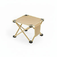 Foldable Portable Fishing Stool High Load Capacity Folding Camp Stool Sturdy Fishing Seat Reinforced Side Support for Camping