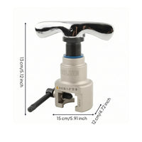 Even Grip Clamp-Style Tubing Tool Damage-Damage-Proof Handheld Tubing Tool with Adjustment Knob Universal Anti-Kink for HVAC Installers