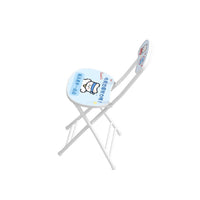 Foldable Backrest Chair Space-Saving space-efficient Seat with Backrest InstallationNo Assembly Required Household Furniture Portable for Small Apartment Dwellers, Home Office Users, Students, Study Room, Dormitory