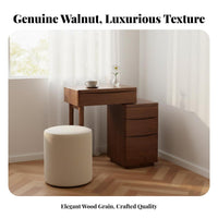 Light Luxury design Vanity with Integrated Chest Multi-Drawer Storage Vanity Desk with Drawers Space-Saving Dressing Table Multifunctional Design for Makeup aficionados, Apartment Dwellers, Teenagers, Home, Walk-in Closet