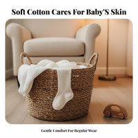 Over the Knee Infant Socks Soft & Comfortable Infant Knee High Socks Skin-Friendly Infant Long Tube Stockings for Infants, Daily Wear