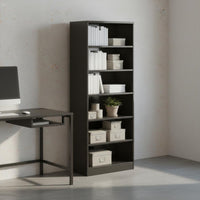 Tall Multi-Tier Shelving Single Unit Adjustable Design Floor Standing Shelving Single Unit Accessible Shelf Storage Single Unit
