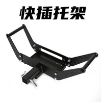 Quick-Connect Trailer Receiver Winch Mount, Tool-Free, Anti-Theft, Off-Road Recovery