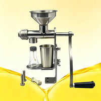 Stainless Steel Manual Oil Press Countertop Manual Oil Press Machine Long-Lasting for Kitchen, Home
