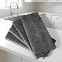 Fuzz and Streak Microfibre Cloth, Absorbent Cleaning Cloth for Glass and Mirrors, Reusable Multi-Surface Cleaning Cloths for Glass Panes