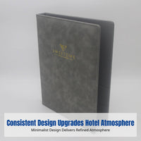 Hotel Room Leather Tissue Box, Multi-Compartment Organizer, Modern Storage