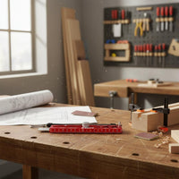 Marking Ruler Multi-Functional Marking Ruler Double Scale Hand Tool for Woodworkers