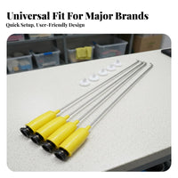4 Pieces Washing Machine Balance Rod Set Universal Fit Washing Machine Support Rod Washer Shock Absorber Oscillation Reduction
