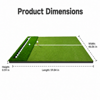 golf hitting mat