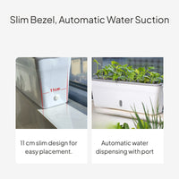 Rectangular Self-Watering Planter for Narrow Balconies