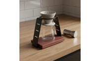 Coffee Station Bracket Stable Platform Wood Base Neat Setup for Office