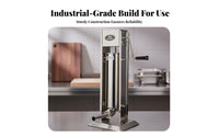 Manual Sausage Stuffer Commercial Grade Stainless Steel Sausage Filler