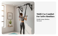 Adjustable Straps Hanging Back Stretcher Sling Inversion Table Substitute Hanging Back Stretcher Ergonomic Design Physical Rehabilitation Equipment Heavy Duty for Home, Gym