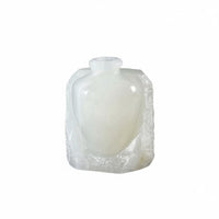 Modern Decorative Vase Glossy White Glaze Vase Waterproof Home Decor for Entryway