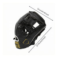 Pigskin Leather Young Baseball Glove Beginner Training Left-Hand Baseball Glove 11-Inch Fielding Glove Padded for Beginners