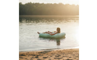 Foldable Inflatable Floating Raft Comfortable Pool Raft Sturdy Lake Floater Portable