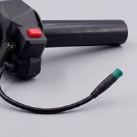 Full Twist Throttle Grip Rubber Motorcycle Throttle Black Part for Custom Builds, Trail Riding