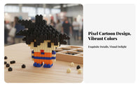 Small Particle Assembly Toy Educational Micro Construction Piece S Develops Skills Mini Brick Model Kit for Children, Kids, Room Decor, Shelf Display