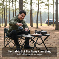 Portable Folding Camp Kitchen Foldable Multilevel Cook food preparationaration station comprehensive Set Camping Furniture Quick Setup for Families, RV Owners, Tailgaters, outdoordoor meals, Tailgating, Backyard BBQ, Beach