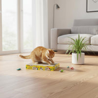 Includes Catnip Cat Scratching Board Cardboard Cat Scratcher Recyclable for Cats
