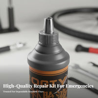 Portable Tire Seal and Lever Kit Easy to Use Cycle Tube Seal Kit Long-Lasting Puncture Fixing Set Wide Application for Mountain Bikers, Bike Commuters, Motorcyclists, Emergency Situations, On the Road, Trail Riding, Outdoor