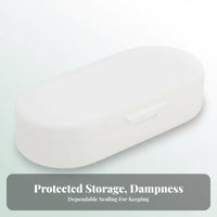 Mini Size 4-Compartment Pocket Pillbox Magnetic Closure Organizer small-sized medication container Sealed Design for journeyers, Office Workers, journey, on the move, regular Use, Handbag
