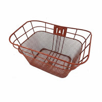 Large Capacity Front Metal Cycle Basket Multiuse Front Bike Basket Easy to Install Transport Gear Portable for Students, School, Shopping, Commuting