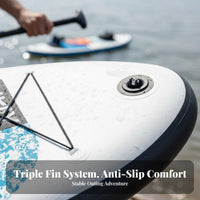 Inflatable Stand-up Paddleboard Board Set Camera Mount Ready Stand-up Paddleboard Kayak Versatile Inflatable Upright Paddle
