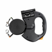 Retractable Dog Leash with Dual Heads Comfortable Retractable Dog Leash Lightweight Compact for Daily Walks, Outdoor Training