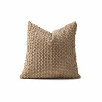 Textured Corduroy Pillow Cover Soft Texture Zipper Soft Bubble Knit Pillow Cover for Sofa, Bedroom
