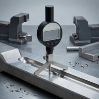 Keyway Depth Gauge Metric and Inch LCD Depth Gauge Measuring Tool High Precision Metal Base
