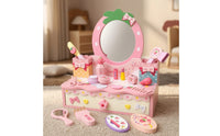 Pink Vanity Set with Accessories Girls Toy Makeup Vanity Princess Toddler for Toddlers