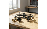 Complete Front Shock Absorption System Assembly Upper Shock Absorption System Kit with Hollow Arms Bolt-on Vehicle Parts off-Road for DIY Builders