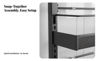 No-Drill Installation Multi-Tier Hanging Basket Rack Space-Saving Design over-the-Door Tiered Rack Easy Assembly Household Storage Adjustable Baskets for Families, Homeowners, Kitchen, Bathroom, Bedroom, Closet