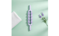 8 Wheel Body Lightweight and Portable Handheld Muscle Roller Ergonomic Handle Personal Care Tool for Athletes, Post-Workout