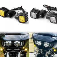 Motorcycle Auxiliary Lights Easy Installation Motorcycle Turn Indicators Compact Light Bracket for Riders