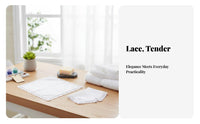 White Cotton Handkerchief Absorbent DIY Blank Handkerchief Soft for Crafters