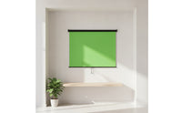 Pull-down Backdrop Wall-Mounted Backdrop with Pull Cord Manual Retractable Background for Streamers, Home Studio