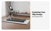 Anti-Vibration Treadmill Mat Non-Slip Treadmill Mat Pad Wear Resistant Shock Absorbing Floor Pad Thickened Design for Apartment Dwellers, Home Gym, Apartments, Upstairs Rooms