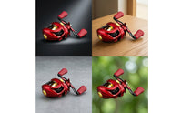 Low-Profile Baitcasting Reel Ultra-Light Low-Profile Casting Reel Baitcaster Metal Alloy Lightweight for Anglers