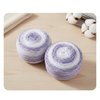 Gradient Milk Yarn Beginner Friendly Milk Yarn Anti-Pilling Crafting Material for DIY Enthusiasts, Beginners, Knitting, Crocheting