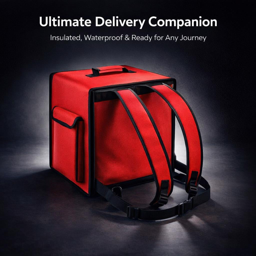 Food Delivery Bag for Restaurant, Hot Cold Food Delivery Ideal, Bag Hot Cold Food, Delivery Bag Insulated Waterproof, Bag Hot Cold for Courier