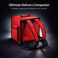 Food Delivery Bag for Restaurant, Hot Cold Food Delivery Ideal, Bag Hot Cold Food, Delivery Bag Insulated Waterproof, Bag Hot Cold for Courier