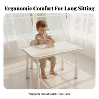 Soft Comfort Upholstered Accent Chair Modern Design Upholstered Bear-Back Chair Easy Assembly Vanity Seat Stable Four-Leg Base for Girls, Children, Students, Bedroom, Study Room, Makeup Corner, Reading Nook