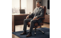 Massage Function Reclining Office Chair with Footrest for Gamers