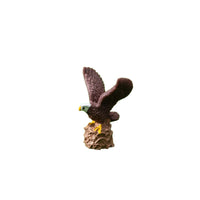 Bald Eagle Figurine Micro Bald Eagle Ornament Realistic Small for Hobbyists, Fairy Garden, Desk Decor