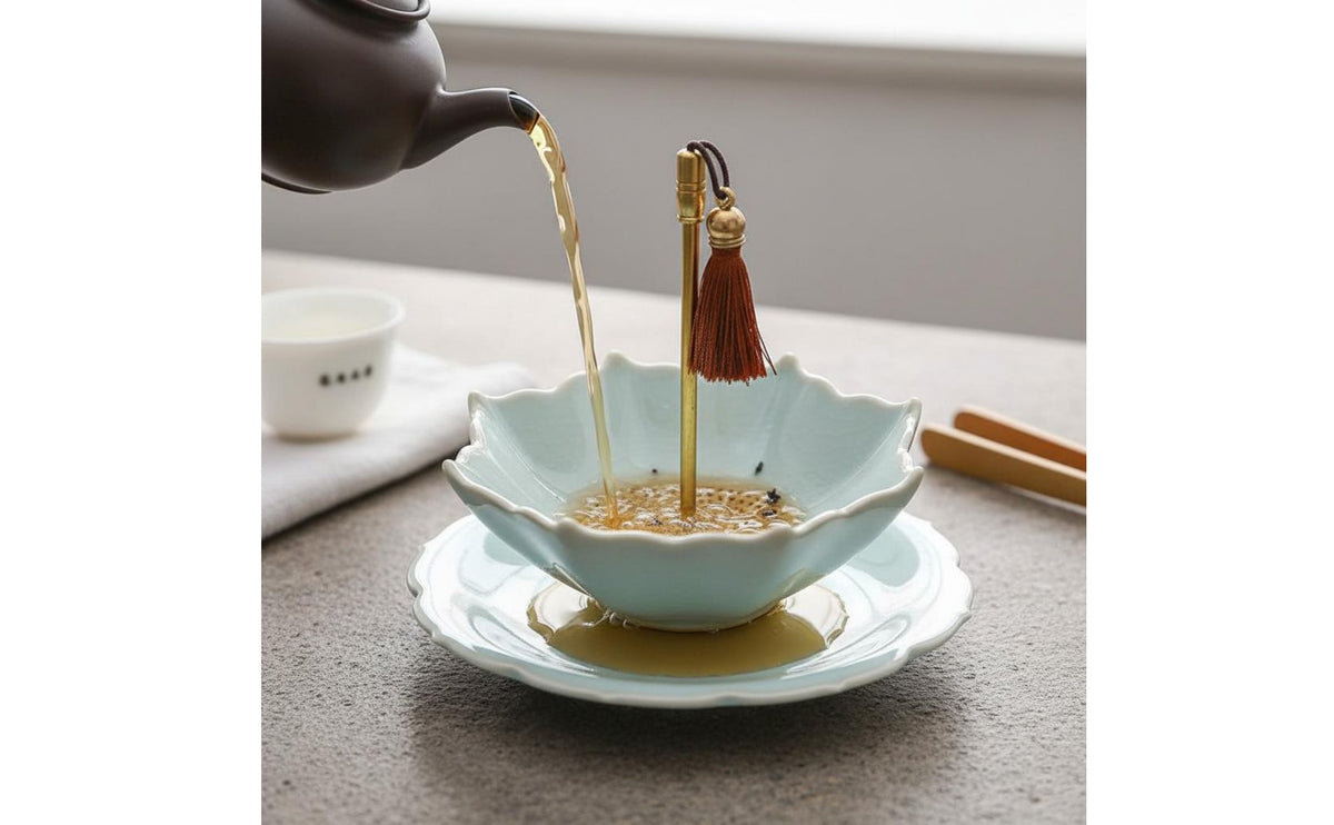 Rotating Tea Strainer Cute Ceramic Tea Strainer Handmade Teaware