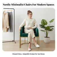 Wireframe Armchair Nordic Design Single Sofa Sturdy Iron Frame Minimalist Design for Adults, Readers, Cafe, Boutique
